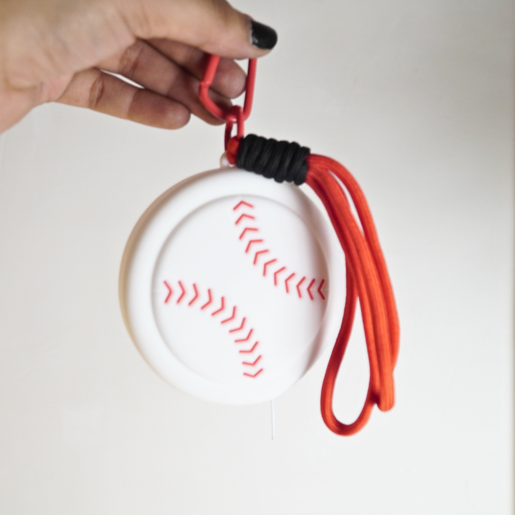 Sports Ball Pouch Keychain(Random Color)