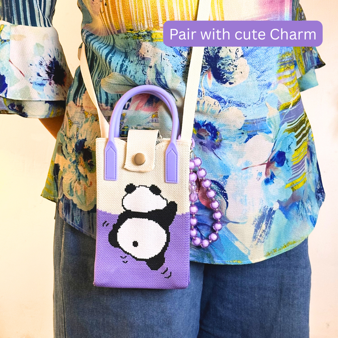 Cute Cartoon Mini Sling Bag – Random Design Collection (1 Pcs)