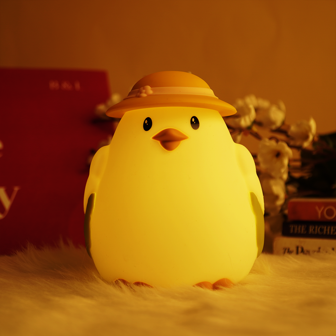 Cute Bird LED Night Lamp for Bedroom | Soft Glow Decorative Table Lamp for Kids & Home Décor