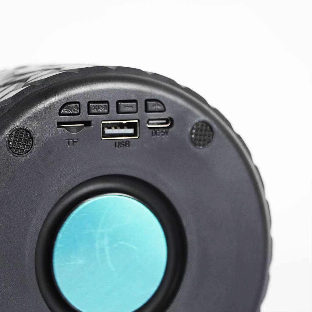 TurboWheel™ Wireless Bluetooth Speaker – Tire Design with Deep Bass & RGB Vibe Lights