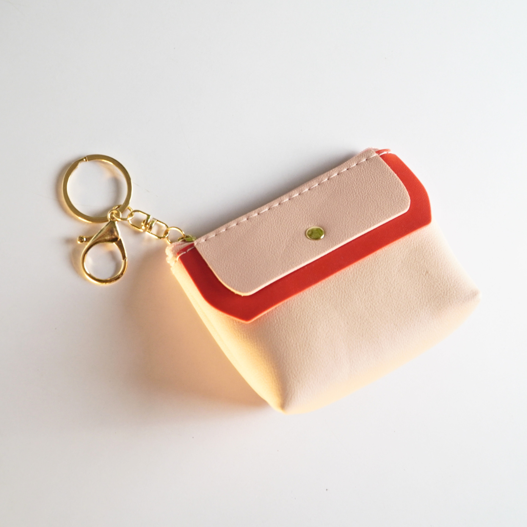 Cute wallet Pouch Keychain(Random Color)