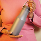 Premium Matte Finish Insulated Water Bottle with Carry Handle