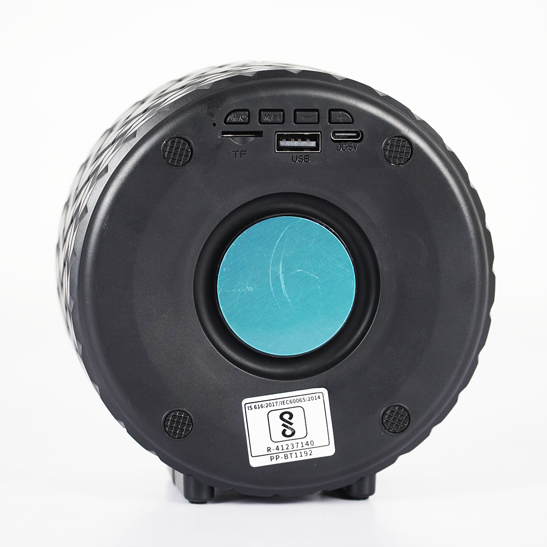 TurboWheel™ Wireless Bluetooth Speaker – Tire Design with Deep Bass & RGB Vibe Lights
