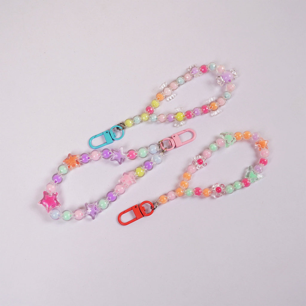 Cute Aesthetic Pearl & Crystal Key Ring