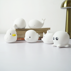 Set-6 Cute Animal Mini LED Silicone Night Lamp Set