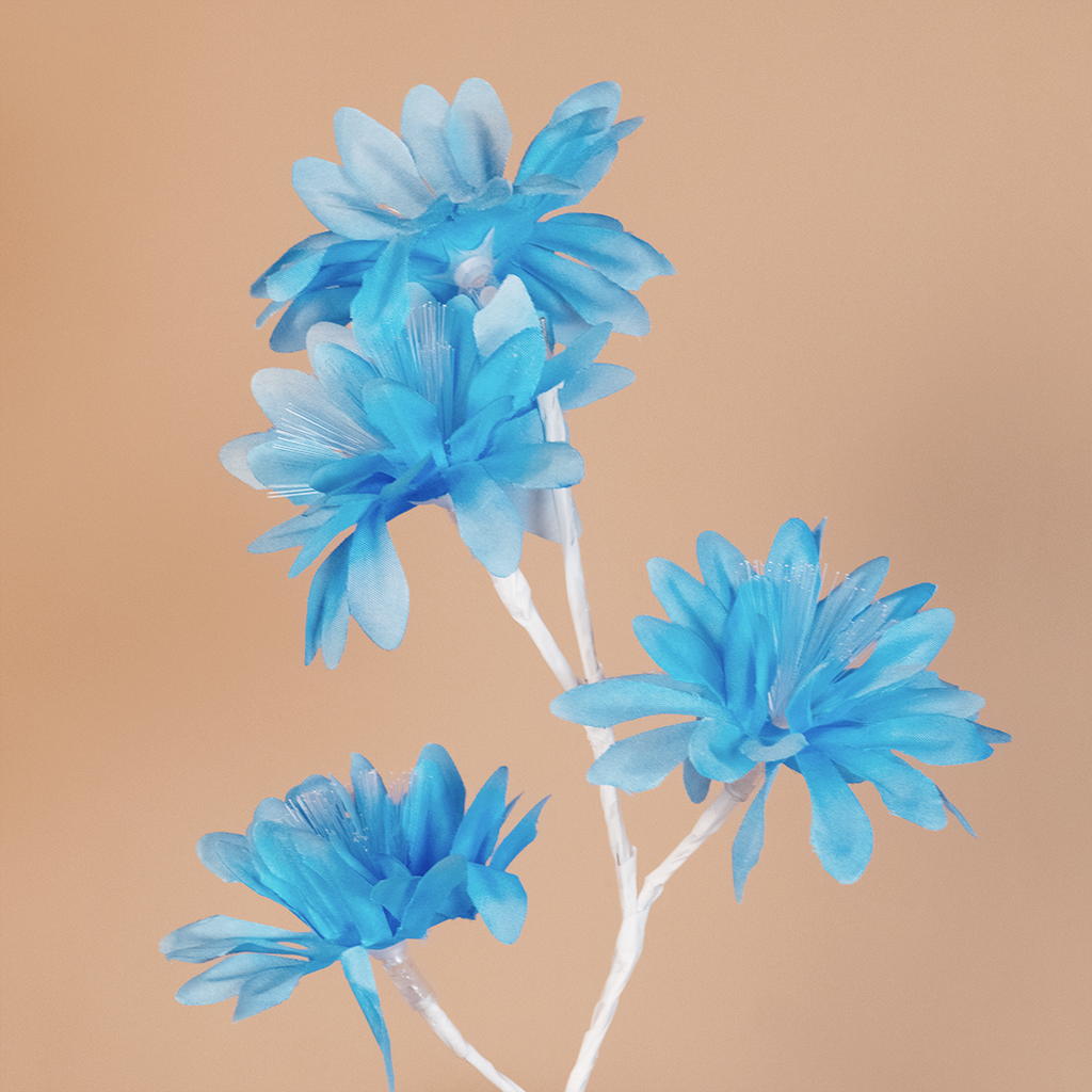 Blue LED Blossom Decorative Tree Light