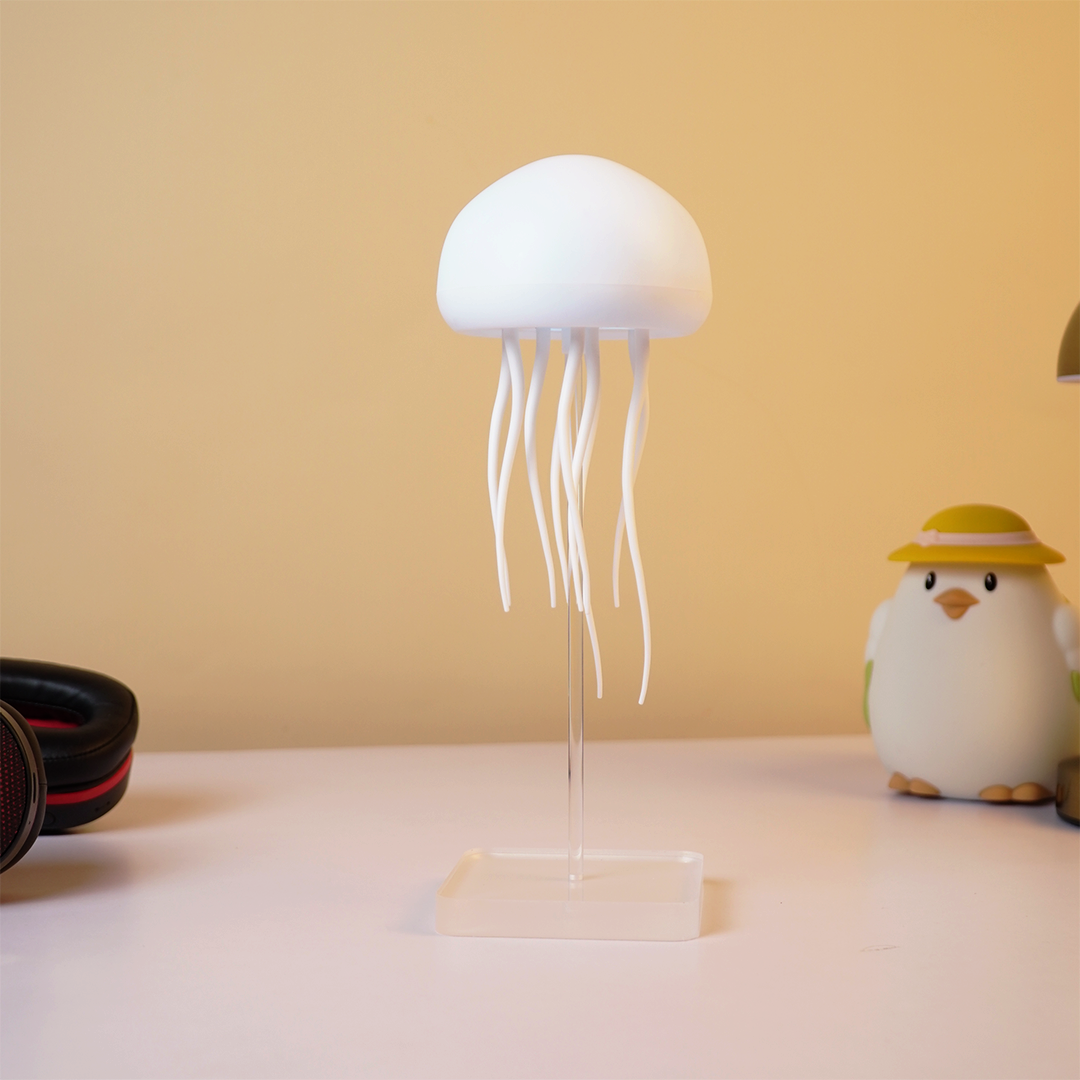 Glowing Jellyfish LED Night Lamp – Soft Ambient Light for Bedroom, Kids Room & Home Décor