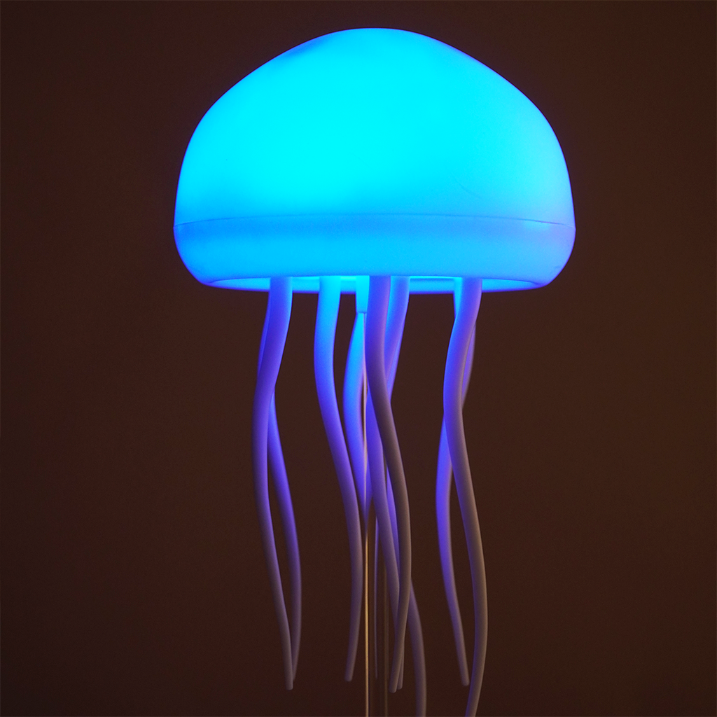 Glowing Jellyfish LED Night Lamp – Soft Ambient Light for Bedroom, Kids Room & Home Décor