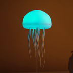 Glowing Jellyfish LED Night Lamp – Soft Ambient Light for Bedroom, Kids Room & Home Décor