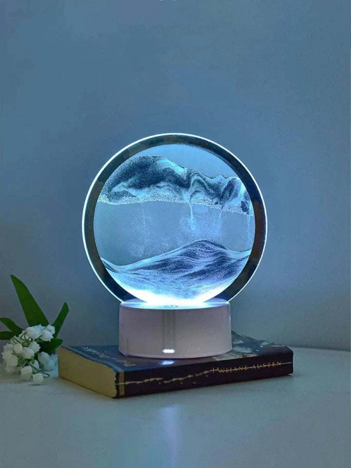 Blue Mountain Pattern Decoration Sandart Random colors