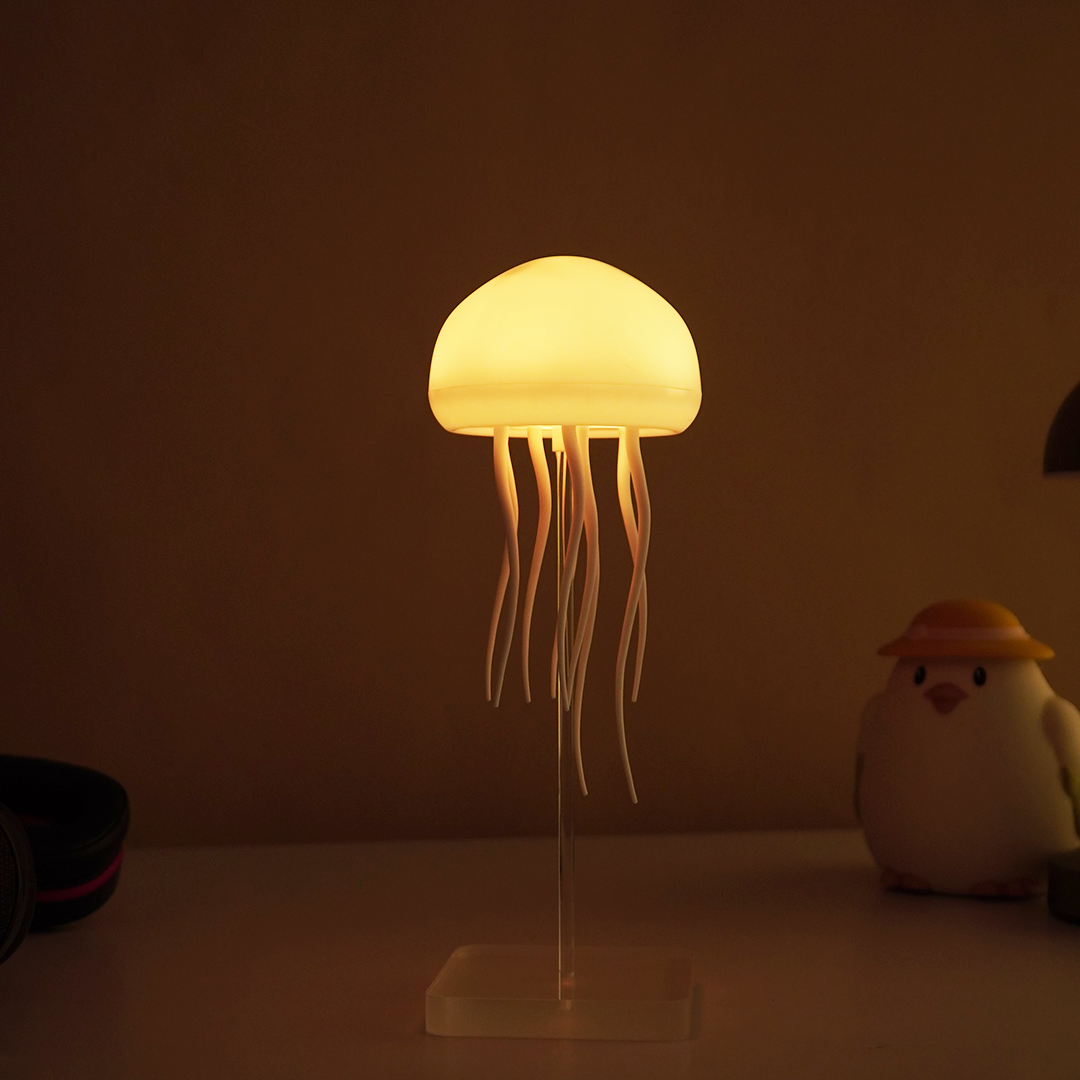 Glowing Jellyfish LED Night Lamp – Soft Ambient Light for Bedroom, Kids Room & Home Décor