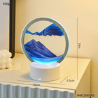 Blue Mountain Pattern Decoration Sandart Random colors