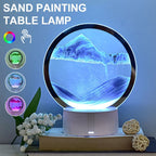 Blue Mountain Pattern Decoration Sandart Random colors