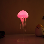 Glowing Jellyfish LED Night Lamp – Soft Ambient Light for Bedroom, Kids Room & Home Décor