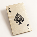 Playing Card Design  Lighter | Novelty Pocket Lighter with Green Flame for Home & Outdoor Use
