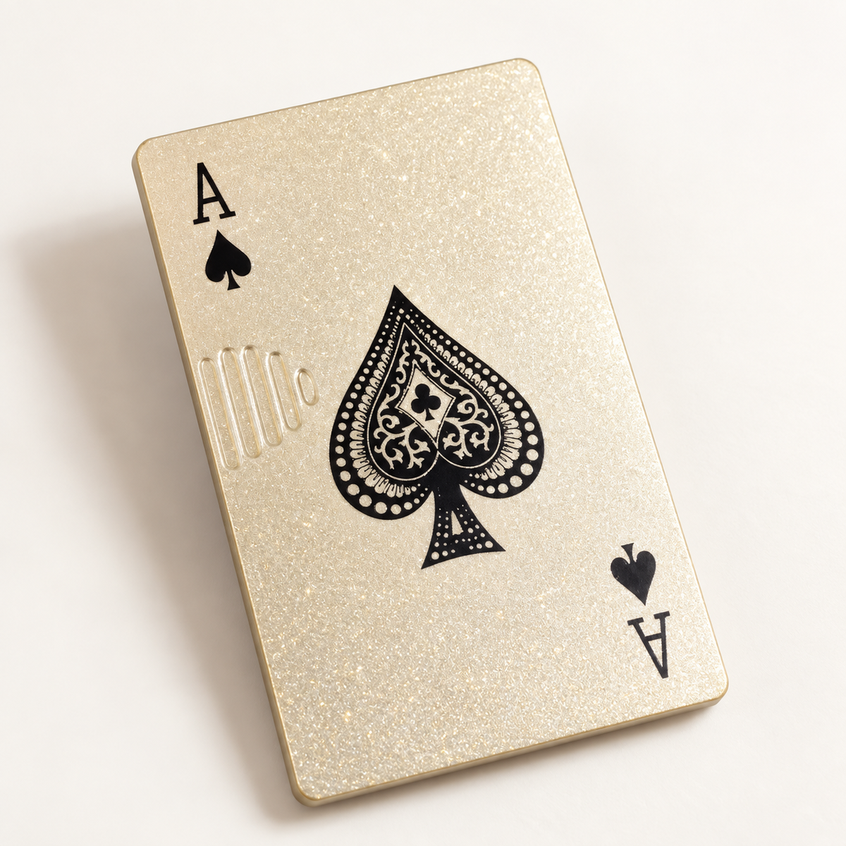 Playing Card Design  Lighter | Novelty Pocket Lighter with Green Flame for Home & Outdoor Use