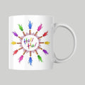 Colorful Holi Hai Festive Ceramic Mug – Vibrant Holi Gift Coffee Cup for Friends, Family & Office