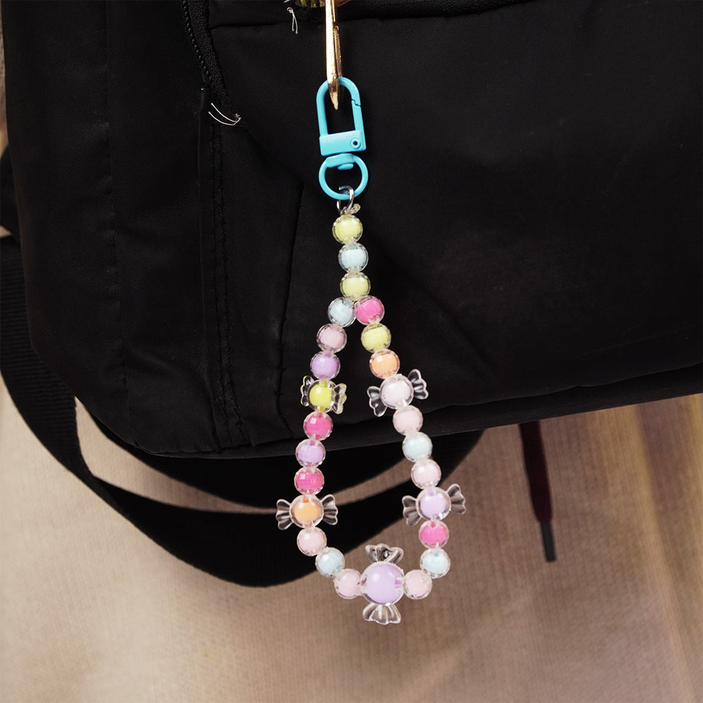 Cute Aesthetic Pearl & Crystal Key Ring