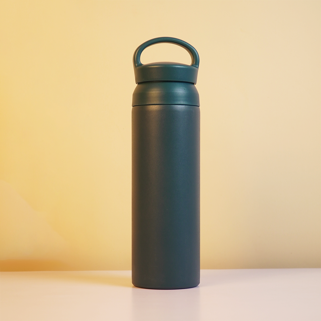 Premium Matte Finish Leak-Proof Water Bottle with Carry Handle | Reusable Travel & Office Bottle