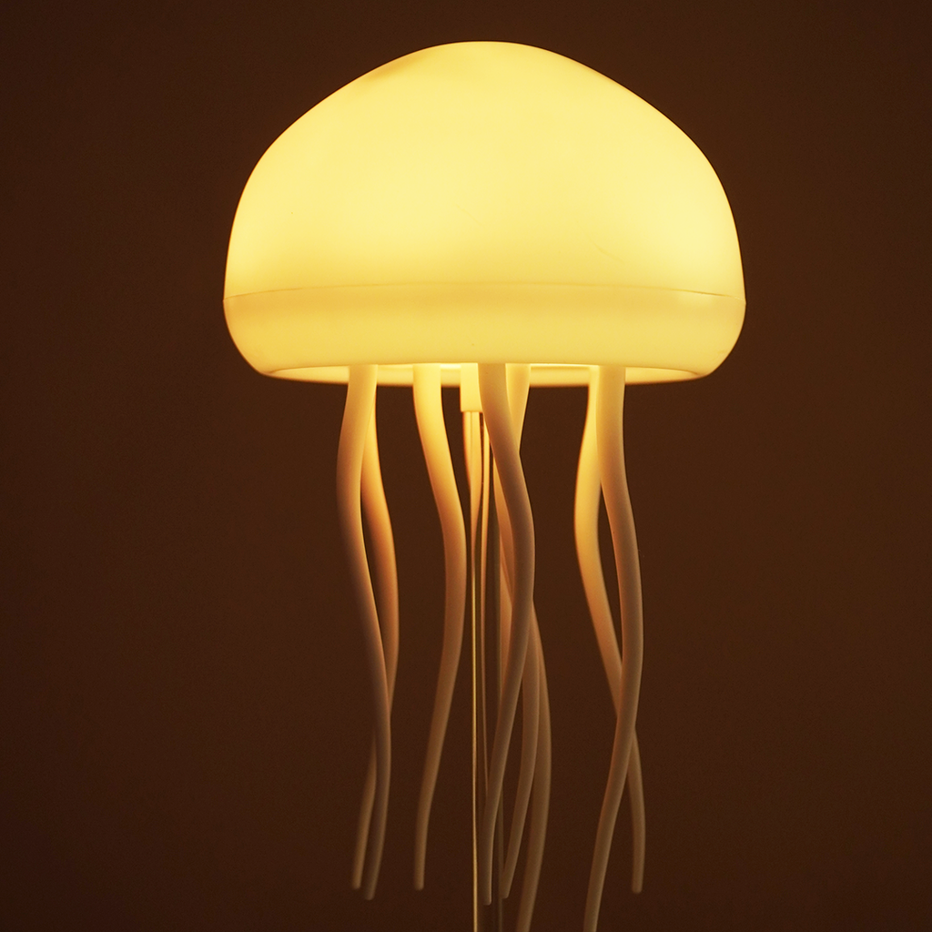 Glowing Jellyfish LED Night Lamp – Soft Ambient Light for Bedroom, Kids Room & Home Décor