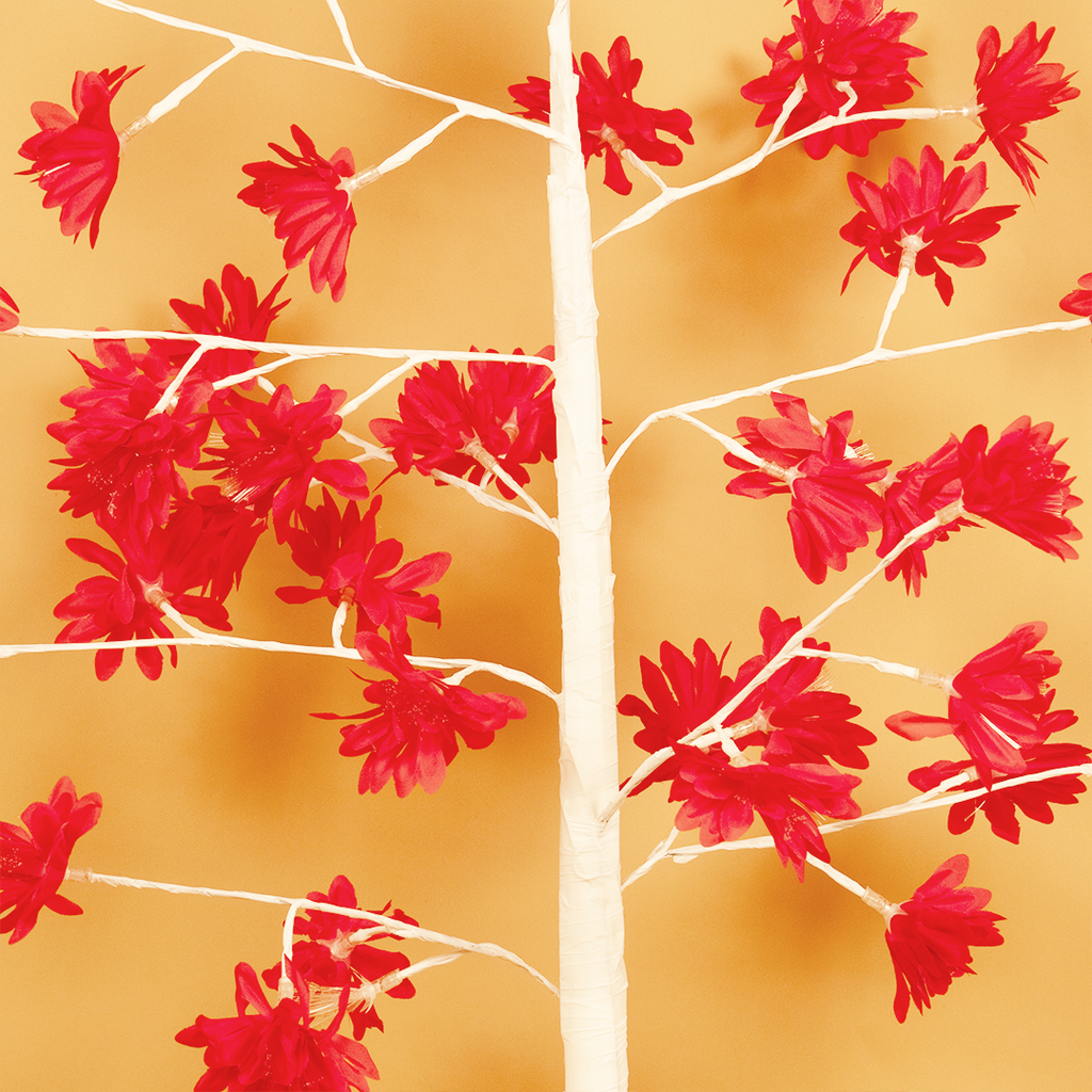 Warm Red Leaf Glow Lamp