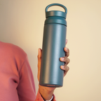 Premium Matte Finish Leak-Proof Water Bottle with Carry Handle
