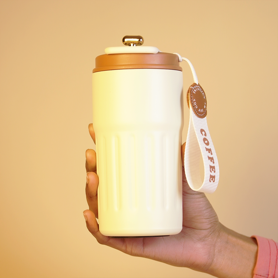 650ml Leak-Proof Reusable Water Bottle with Flip Lid | Lightweight Travel Bottle (18cm x 7cm)