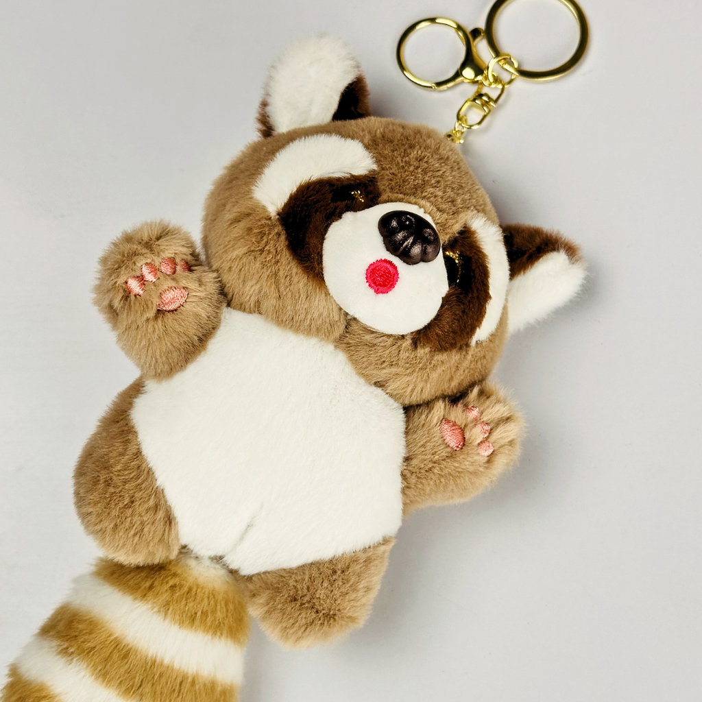 Cute Red Panda Plush Keychain(Random Color)