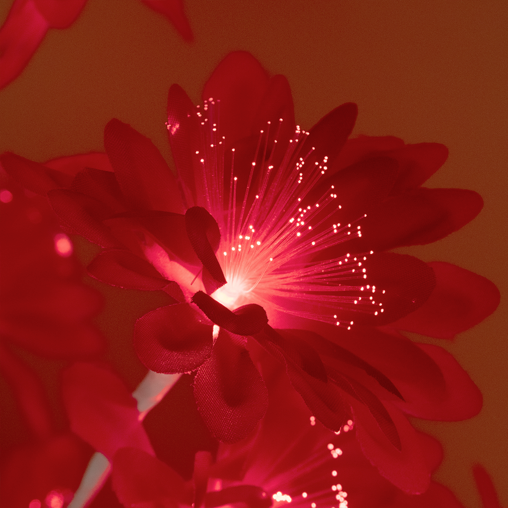 Warm Red Leaf Glow Lamp