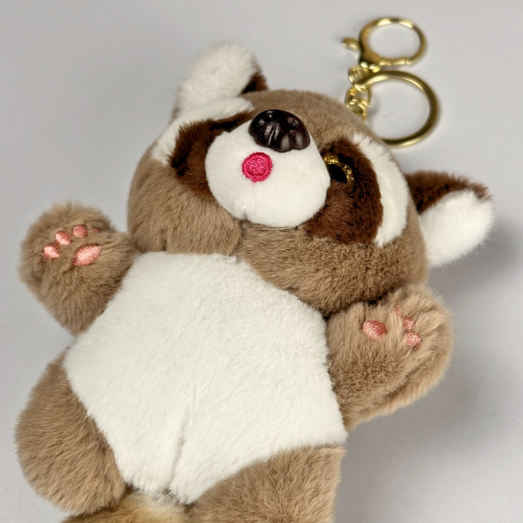 Cute Red Panda Plush Keychain(Random Color)