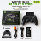 S10 Retro Game Console with Wireless Controller, Rechargeable Battery, AV Cable & USB Cable | Digital Game Player