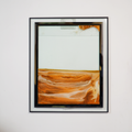 Abstract Sand Art Wall Frame | Modern Glass Wall Décor | Minimal Aesthetic Home & Office Wall Art