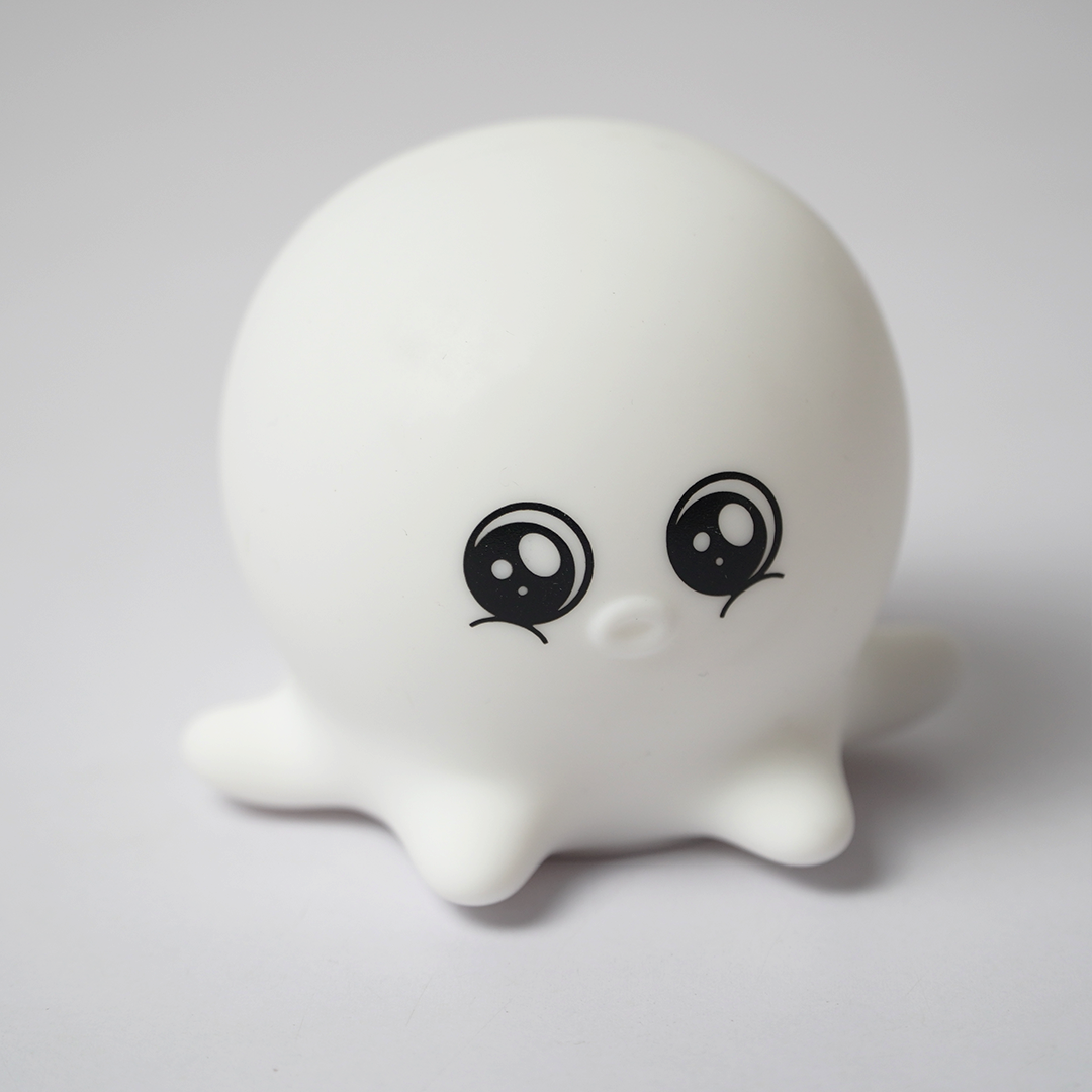 Set-6 Cute Animal Mini Night Lamp Set – Soft Silicone LED Bedside Light for Kids Room, Nursery & Home Décor