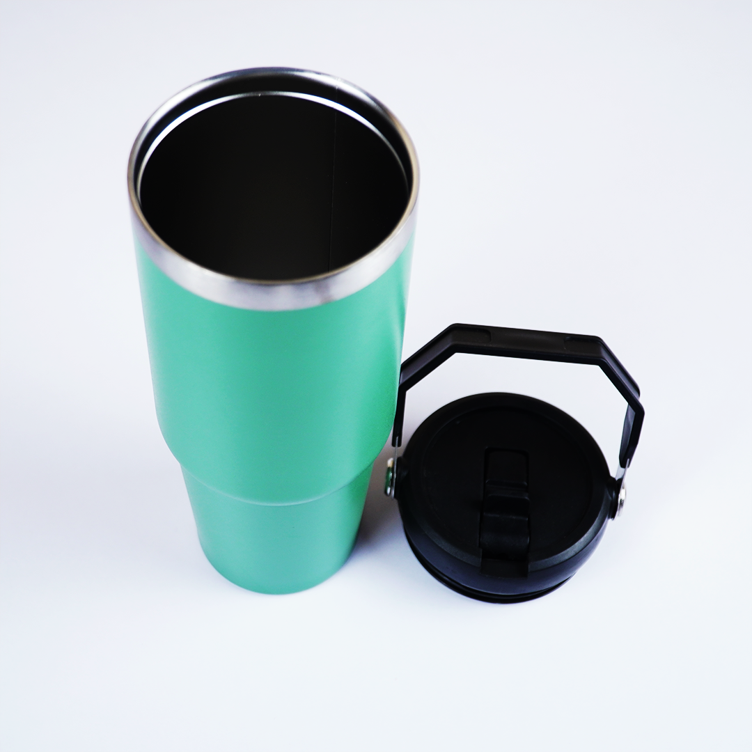 900ml Insulated Stainless Steel Water Bottle with Handle | Large Capacity Leak-Proof Travel Bottle for Gym, Office & Outdoor Use