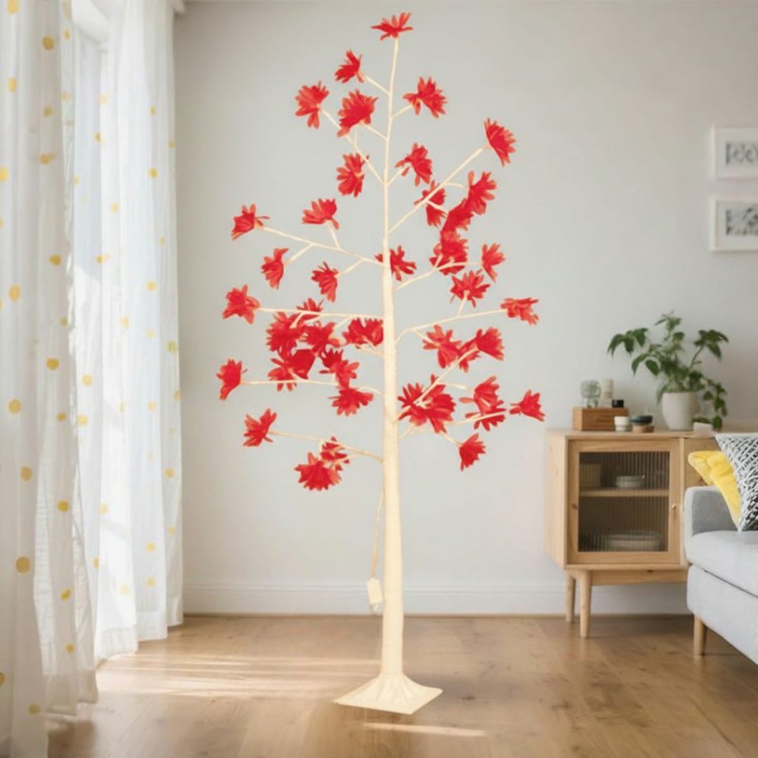 Warm Red Leaf Glow Lamp