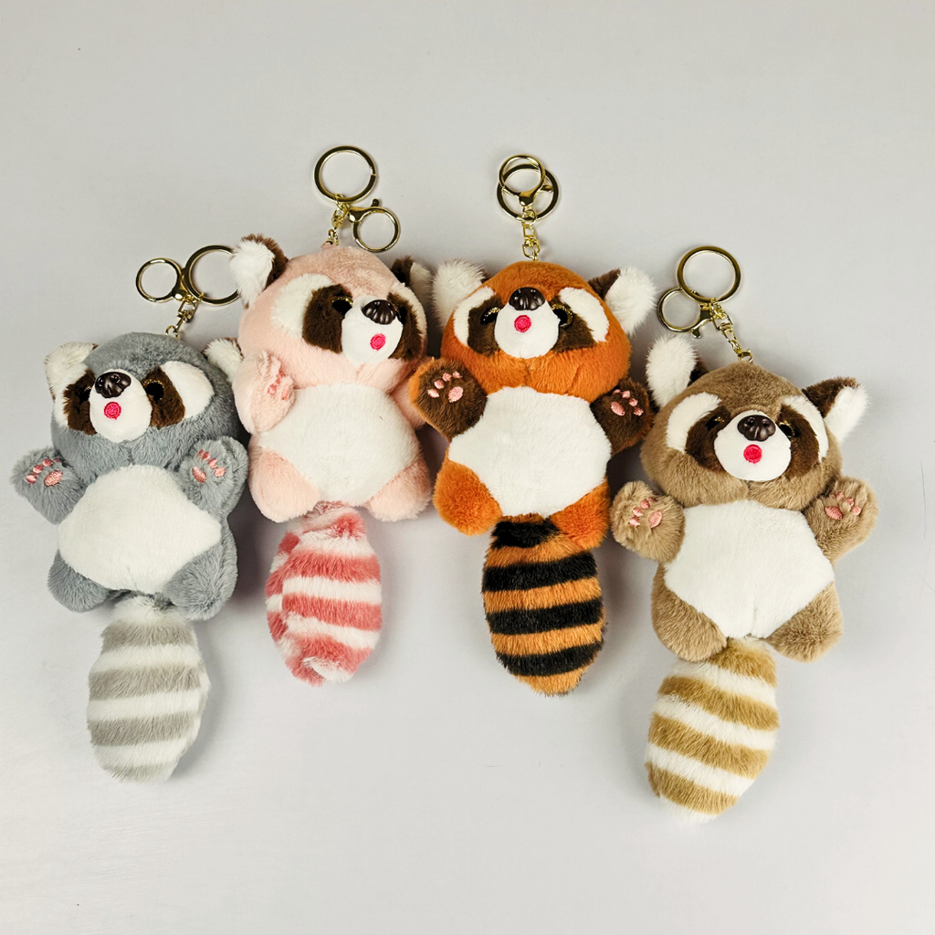 Cute Red Panda Plush Keychain(Random Color)