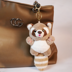 Plush Raccoon Keychain | Soft & Adorable Bag Charm