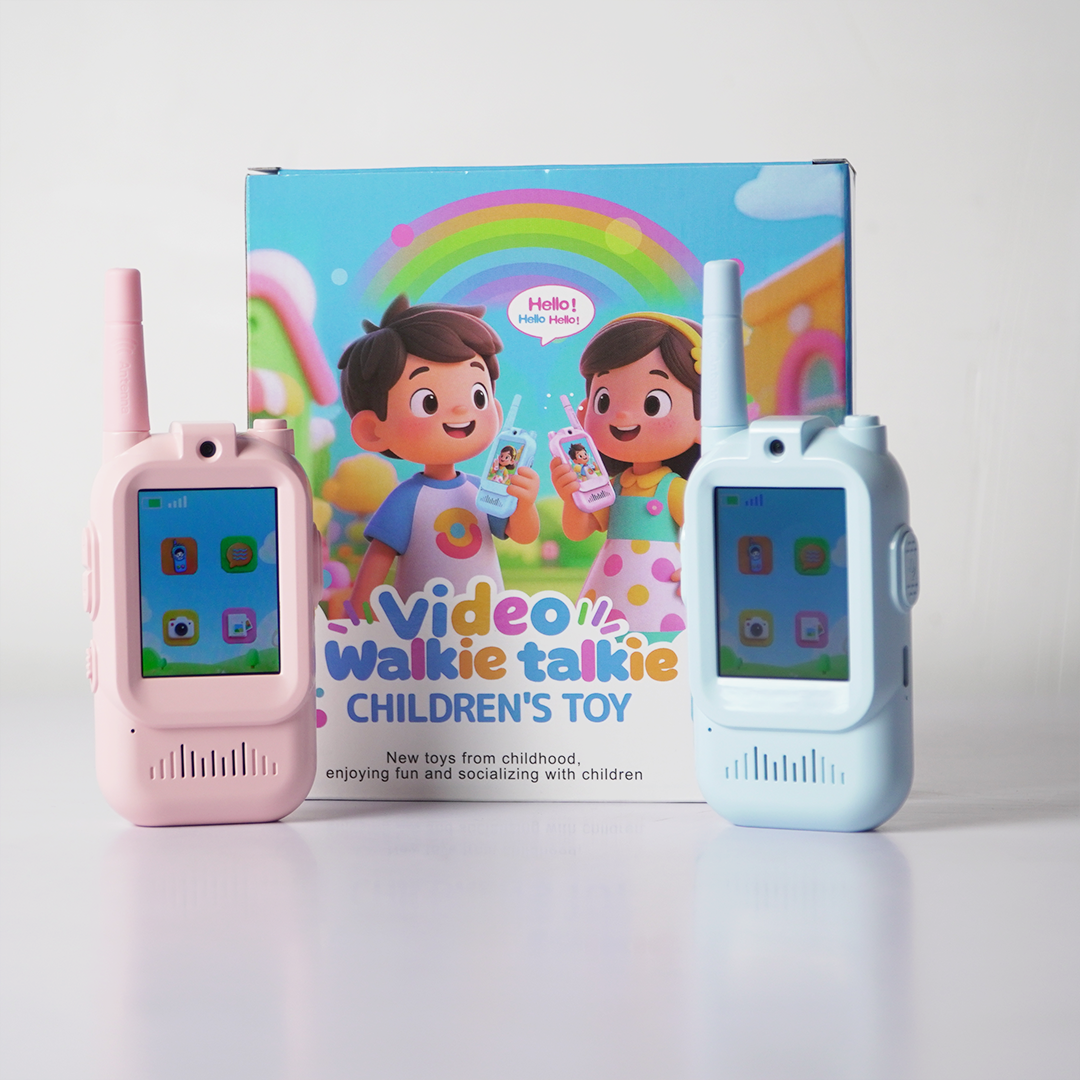Kids Smart Video Walkie Talkie with Camera & Display  Fun Learning Toy (2 Pack)