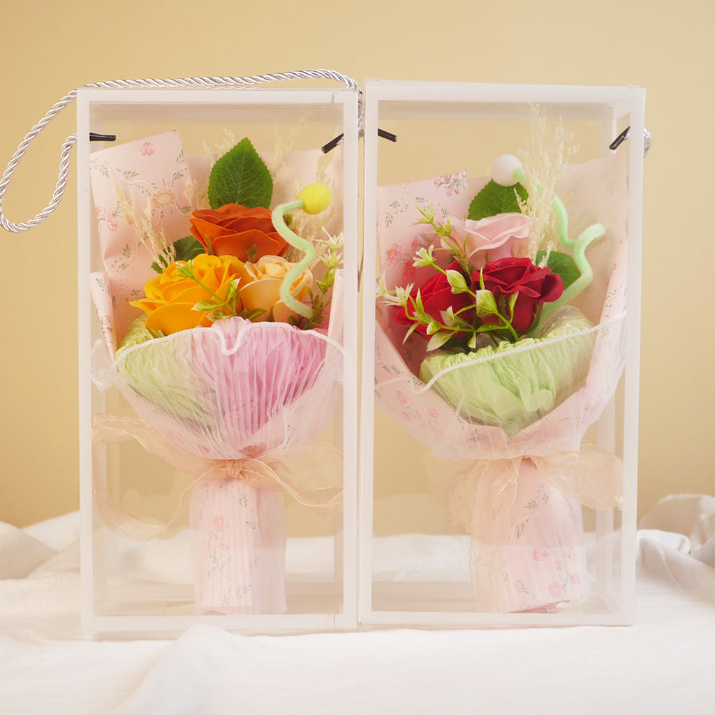 Handcrafted Artificial Rose Bouquet