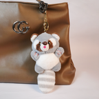 Plush Raccoon Keychain | Soft & Adorable Bag Charm