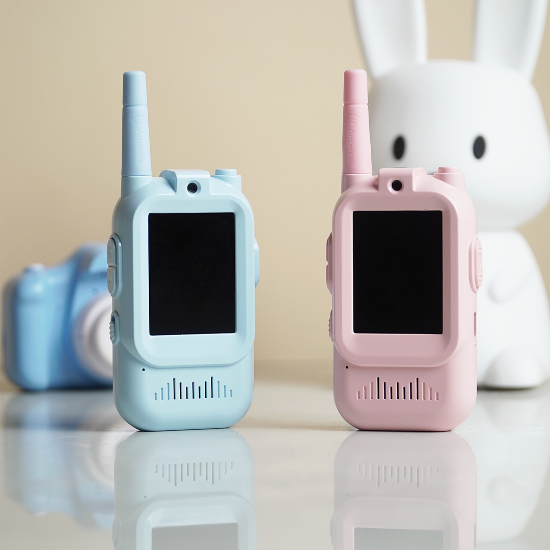 Kids Smart Video Walkie Talkie with Camera & Display  Fun Learning Toy (2 Pack)