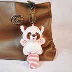 Plush Raccoon Keychain | Soft & Adorable Bag Charm