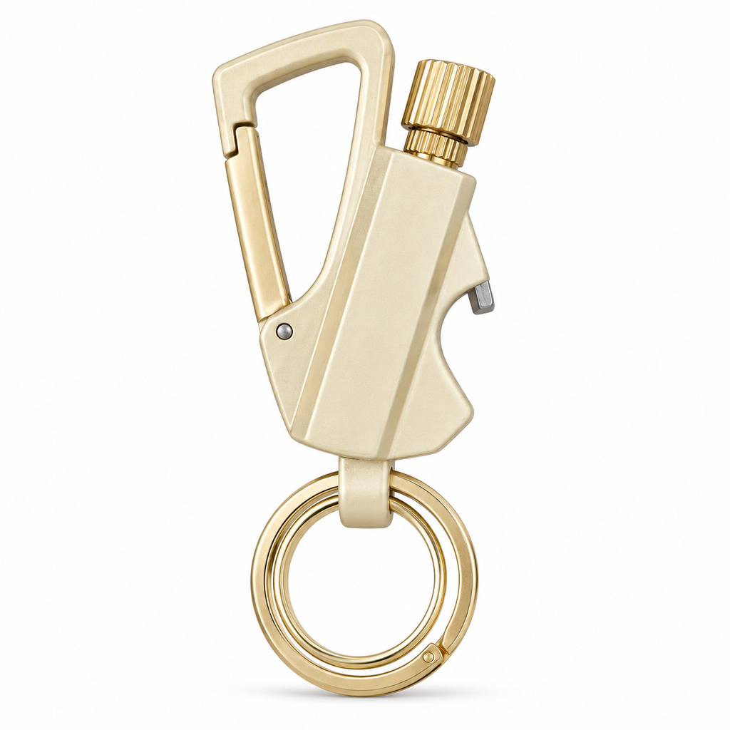 Carabiner Lighter | Portable Refillable Keychain Lighter | Compact Outdoor Lighter