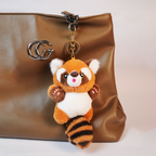 Plush Raccoon Keychain | Soft & Adorable Bag Charm