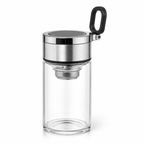 Glass Tea Infuser Cup with Stainless Steel Lid | Tea, Masala Chai & Herbal Infuser