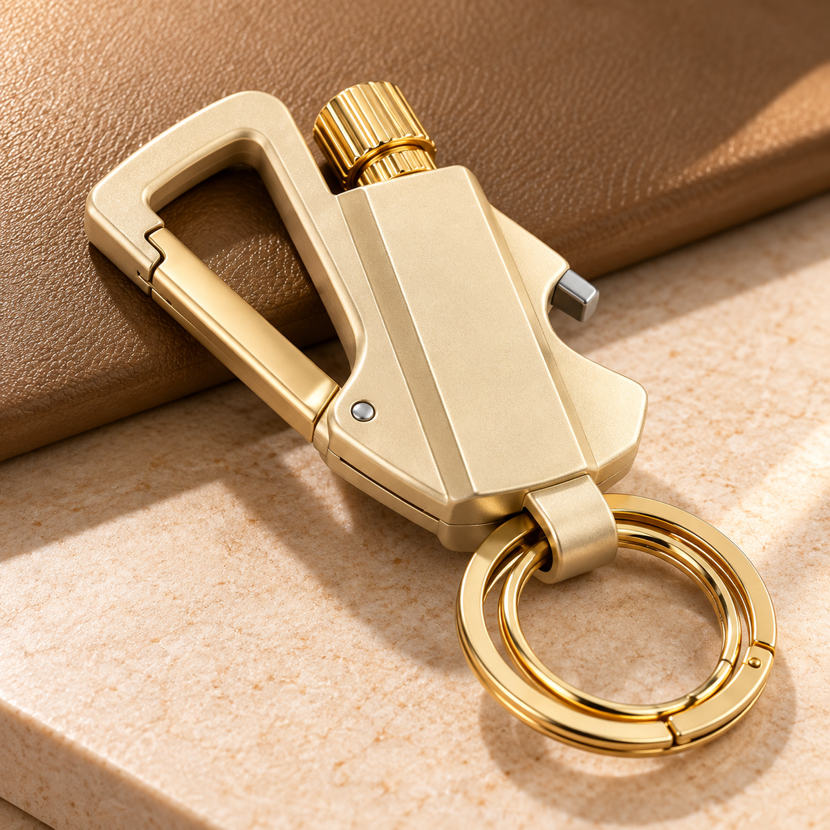 Carabiner Lighter | Portable Refillable Keychain Lighter | Compact Outdoor Lighter