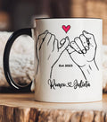 Personalized Couple Pinky Promise Ceramic Coffee Mug