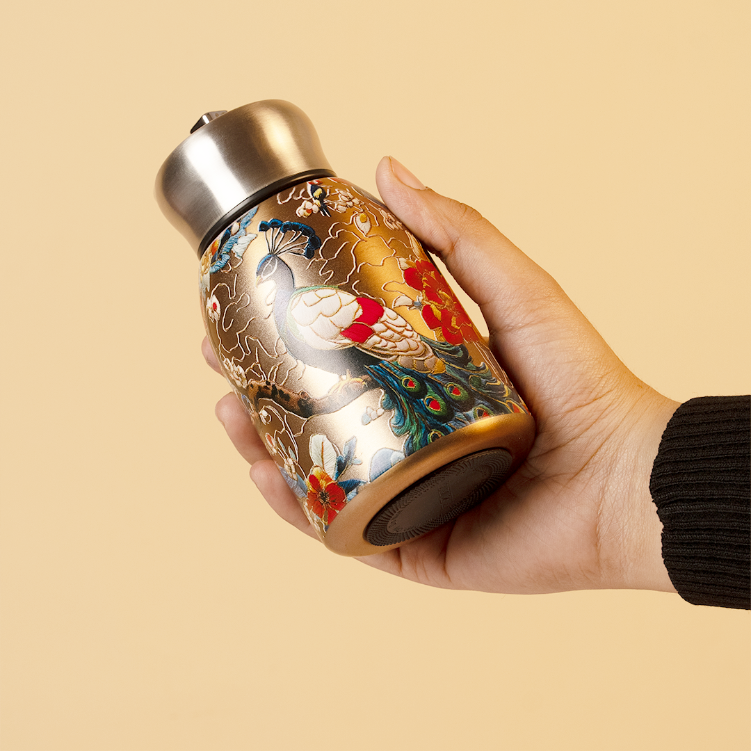 Floral Stainless Steel Flask