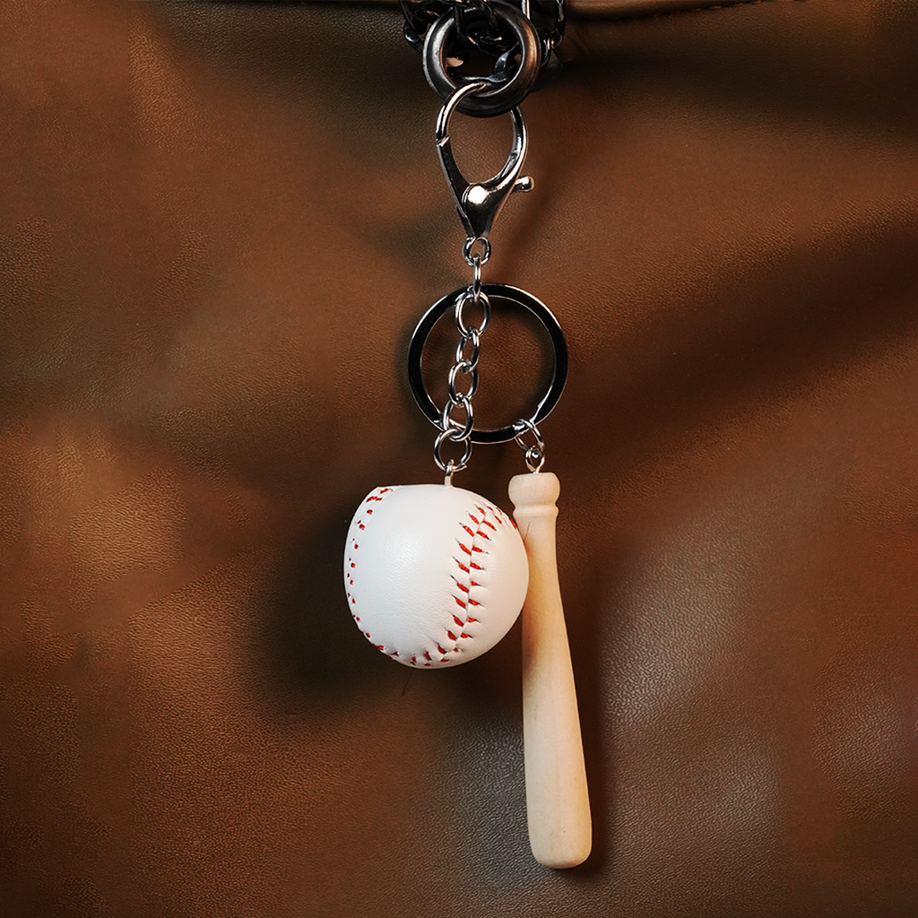 Sports Keychain Collection | Mini Racket, Bat & Golf Charm