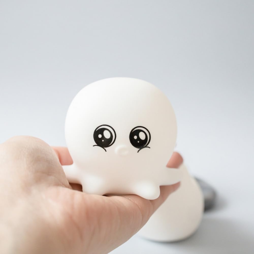 Set-6 Cute Animal Mini LED Silicone Night Lamp Set